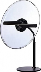 Sistem afisare holograma 3D cu leduri 37 cm tip ventilator 2x suport masa pretectie plexi negru