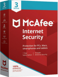 Antivirus McAfee Internet Security 3 PCs 1 Year Licenta Electronica 