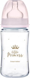 Biberon anticolici gat larg - Royal Baby - Canpol babies polipropilena 240 ml roz 