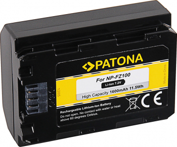Acumulator PATONA tip SONY NP-FZ100 A7 III A7M3 ALPHA 7 III A7 R III A7RM3 7 R III A9 