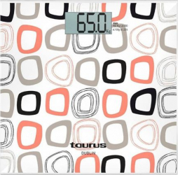 Cantar de baie Taurus Dublin max 150 kg design slim Alb