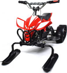Snowmobil Electric Premium pentru Copii Rosu 24V 12Ah Autonomie 12km Viteza maxima 15km/h Smart Balance