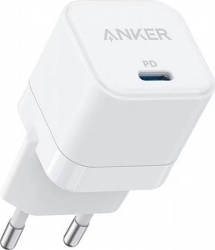 Incarcator retea Anker PowerPort III Cube USB-C 20W Alb Gri 