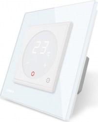Termostat Livolo VL-FCQ1-2WPS72-11 pentru sisteme de incalzire electrice Alb 