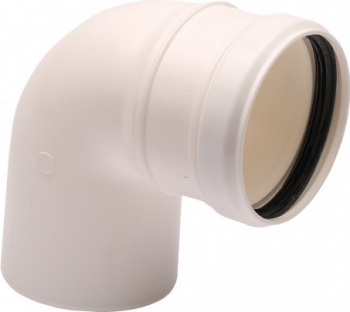 Cot evacuare gaze arse condensare singur tub PP DN80 90grade ATI WB2-98P 
