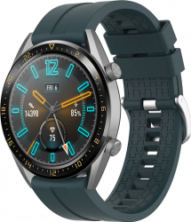 Curea Silicon MTP Compatibila Huawei Watch GT/GT2 46mm telescoape Quick Release Army Green 