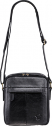 Geanta piele barbati Toro Nero Toro bag black 