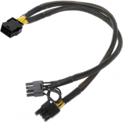 Cablu Active adaptor alimentare placa video pci-e 8 pini tata la 2 x 6+2pini mama
