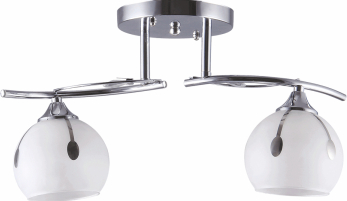 Lustra Sereno Alb+Crom 2xE27 60W 