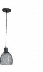 Pendul Ekko Negru 1xE27 60W 
