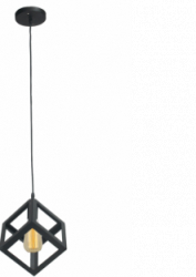 Pendul Onyx Negru 1xE27 60W 
