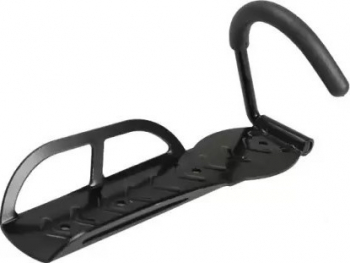 Suport sustinere bicicleta fixare in perete accesorii incluse metalic negru 