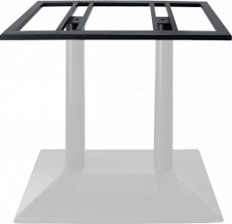Picior baza metalica pentru blat masa dreptunghiular RAKI 73x40xh72cm alb 