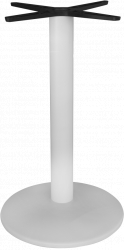 Picior baza metalica pentru blat masa rotund sau patrat RAKI 43xh72cm alb 