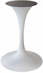 Picior baza metalica pentru blat masa rotund sau patrat RAKI 50xh72cm alb 