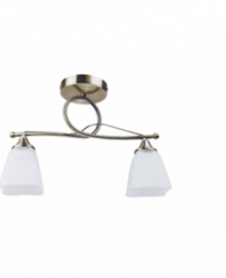 Lustra Clotis Alb+Alama 2xE27 60W 