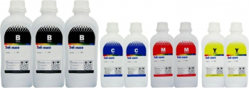 Pachet Flacon Cerneala Ink-Mate HP 300XL 3x1000ml CC641EE Negru 2x1000ml CC644EE Cyan 2x1000ml CC644EE Magenta 2x1000ml CC644EE Galben 