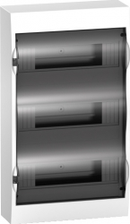 Tablou electric aparent cofret aplicat 36 module usa transparenta 3 randuri SMTEZ9E312S2S Schneider smartsistem 