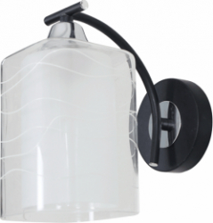 Aplica Kalista Crom+Negru+Alb 1xE27 60W 