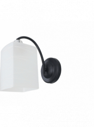 Aplica Nara Crom+Negru+Alb 1xE27 60W 
