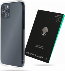 Folie Alien Surface Apple iPhone 12 Pro protectie spate cu laterale separate camera 