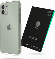 Folie Alien Surface Apple iPhone 12 protectie spate cu laterale separate camera 