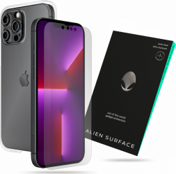 Folie Alien Surface Apple iPhone 13 Pro Max protectie ecran laterale si camera lucios spate mat 