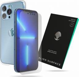 Folie Alien Surface Apple iPhone 13 Pro protectie ecran laterale si camera lucios spate mat 