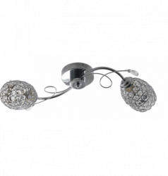Lustra Saphire Crom+Alb 2xE27 60W 