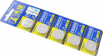 Set 5buc. blister Baterie Bios tip buton CR2032 3V compatibil Laptop/ Calculator/ Telecomanda 