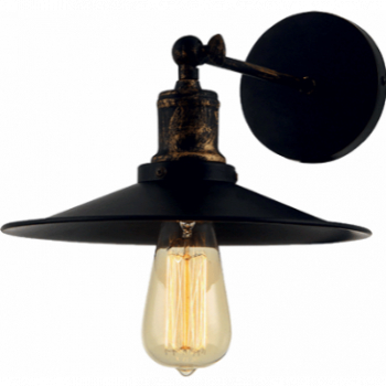 Aplica Edison Bronz+Negru 1xE27 60W 