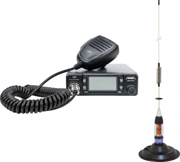 Kit Statie radio CB PNI Escort HP 9700 USB cu Antena CB PNI ML70 inclusa 