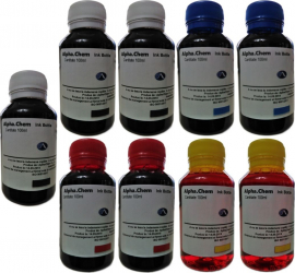 Pachet Flacon Cerneala Compatibil AlphaChem Canon 3x100 CLI-42BK Negru 2x100 CLI-42C Cyan 2x100 CLI-42M Magenta 2x100 CLI-42Y Galben 
