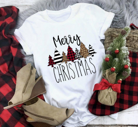 Tricou Personalizat Bumbac Craciun - Christmas3 