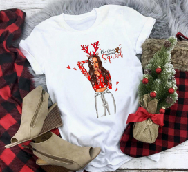 Tricou Personalizat Bumbac Craciun - Christmas Squad