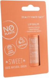 Balsam de buze zero plastic cu ceara de albine organica Sweet Beauty Made Easy 6 g 