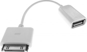 Cablu prelungitor USB F la Apple 30 pin 15 cm Alb TCL-SHO3309 