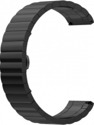 Curea metalica Smartwatch Samsung Gear S2 iUni 20 mm Otel Inoxidabil Black Link Bracelet 