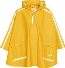 Haine de ploaie pentru copii Poncho Yellow Playshoes 116 cm. 