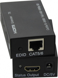 Extender semnal HDMI cu Ethernet Cat5/6 pana la 60m HDMI 1.4a rezolutie 1080p/60Hz 