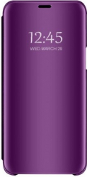 Husa de protectie Clear View pentru Samsung Galaxy A70 flip cover Violet ISC-BBL3087 