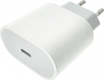 Incarcator 18W cu port USB-C pentru Apple A1692 priza retea EU in blister alb