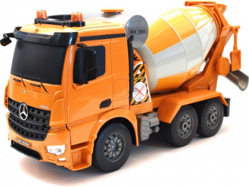 Masina Double Eagle Conrete Mixer Truck Mercedes-Benz Arocs RC 1 20 2.4GHz cu telecomanda 