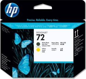 Cap de printare HP 72 Negru Mat Galben Designjet T1100 T610 
