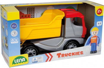 LENA TRUCKIES - BASCULANTA CU FIGURINA - 26 CM