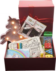 Gift Box copii 10+ piese 2 Ani baieti 