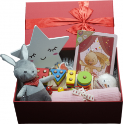Gift Box copii 10+ piese 2 Ani fete