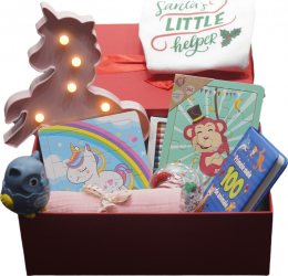 Gift Box copii 10+ piese material organic 1 An fete 