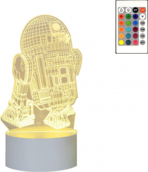 Lampa De Veghe 3D LED cu telecomanda Robotel 16 culori 