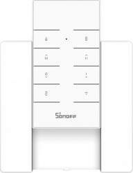 Suport perete + Telecomanda RF Sonoff RM433 cu Functie Sincronizare Wi-Fi Reglaj intensitate lumini Alb 